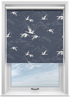 Laura Ashley Animalia, Midnight - Roller Blind
